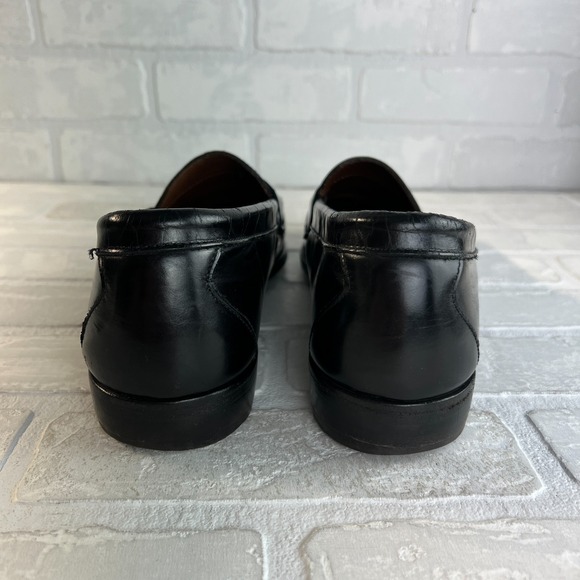 Allen Edmonds Walden Penny Loafers Mens 10.5 B Black Leather‎ Dress Shoes 42470 main image 12
